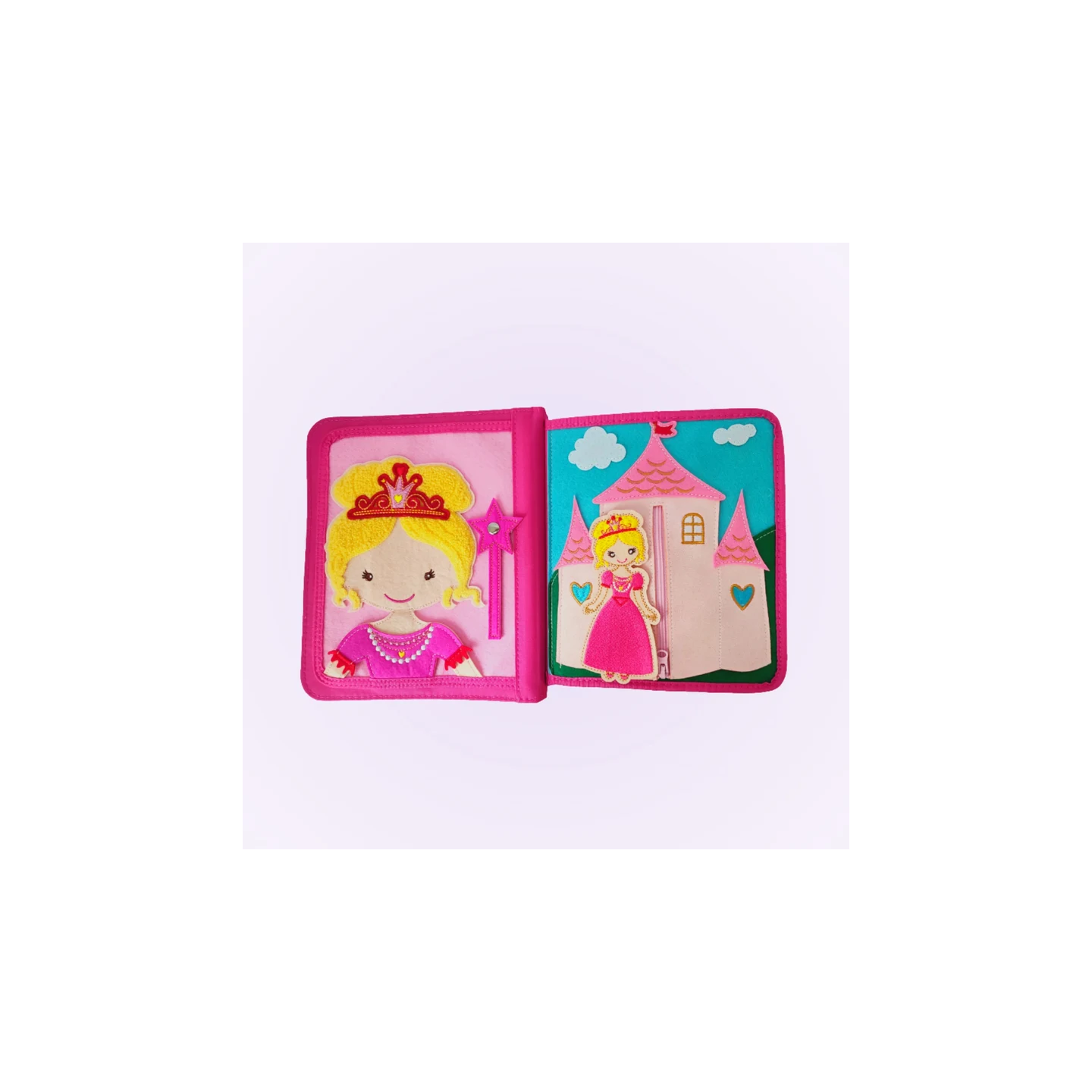 Libro de actividades Montessori – Princesa con mochila