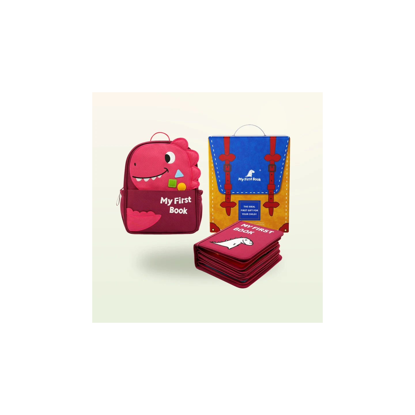 Libro de actividades Montessori – Mi día a día con mochila Roja