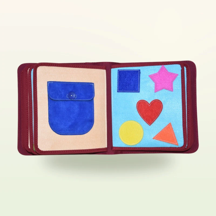 Libro de actividades Montessori – Mi día a día con mochila Roja