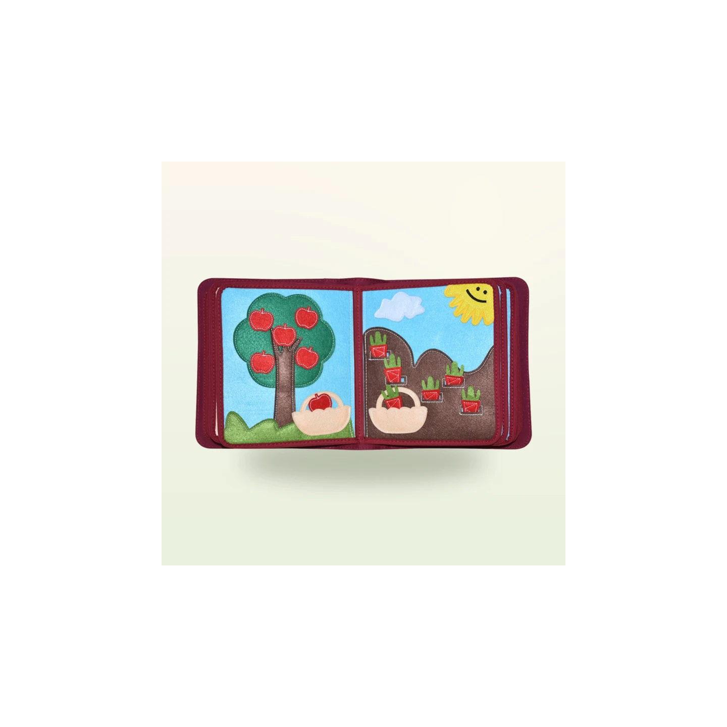Libro de actividades Montessori – Mi día a día con mochila Roja