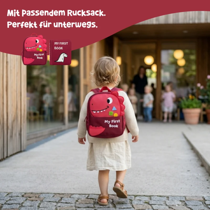 Libro de actividades Montessori – Mi día a día con mochila Roja