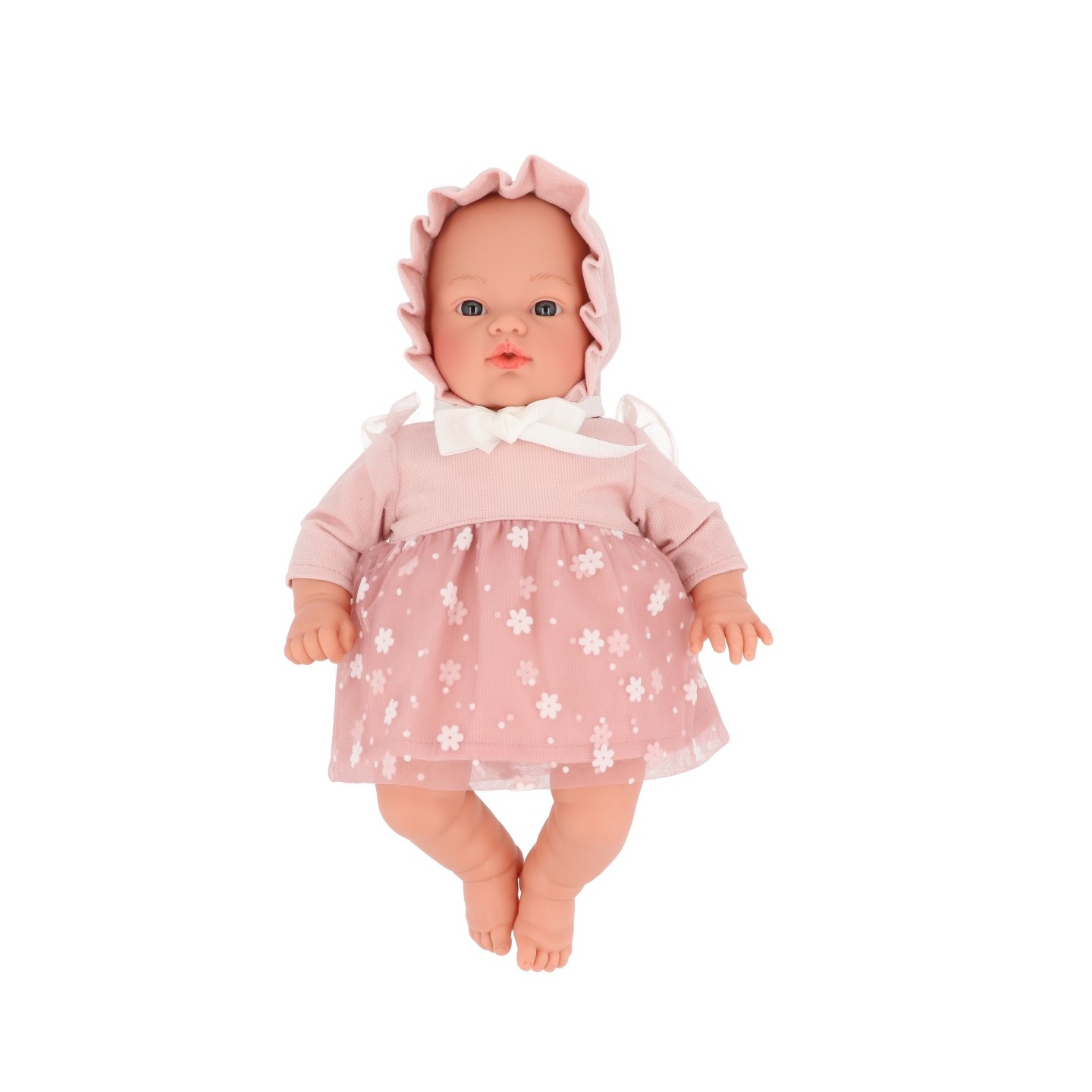 Muñeco Helena con Vestido Flores Rosa