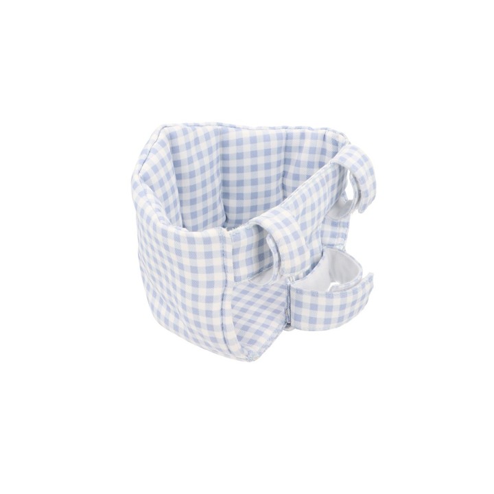 Porta Muñecas "Ride and Go" Vichy Blue