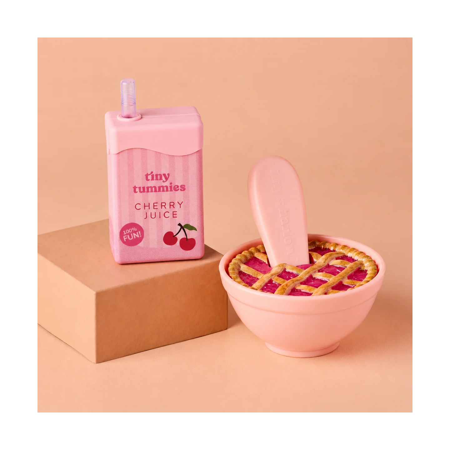 Pack Tarta de Cereza y Zumo de Cereza Magico para Muñecas