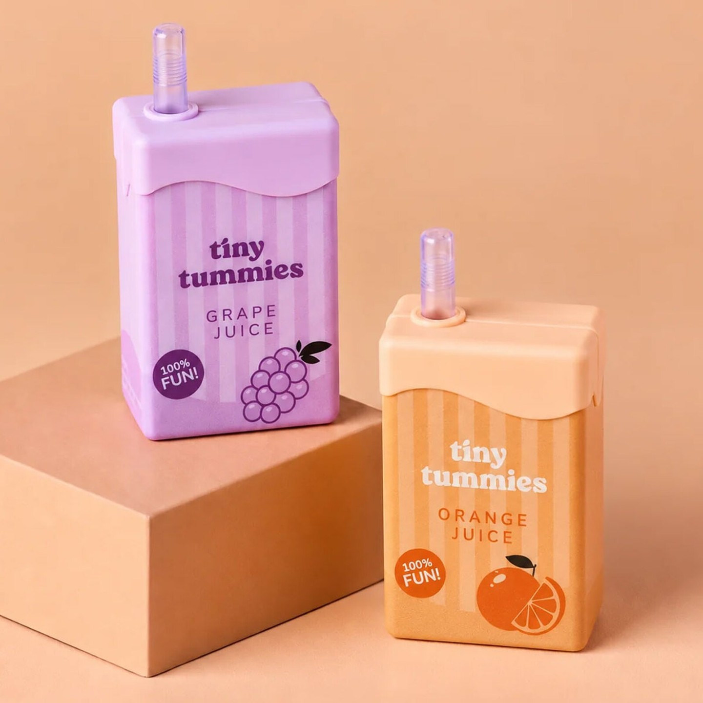 Pack 2 Zumos Magicos de Uva y Naranja para Muñecas