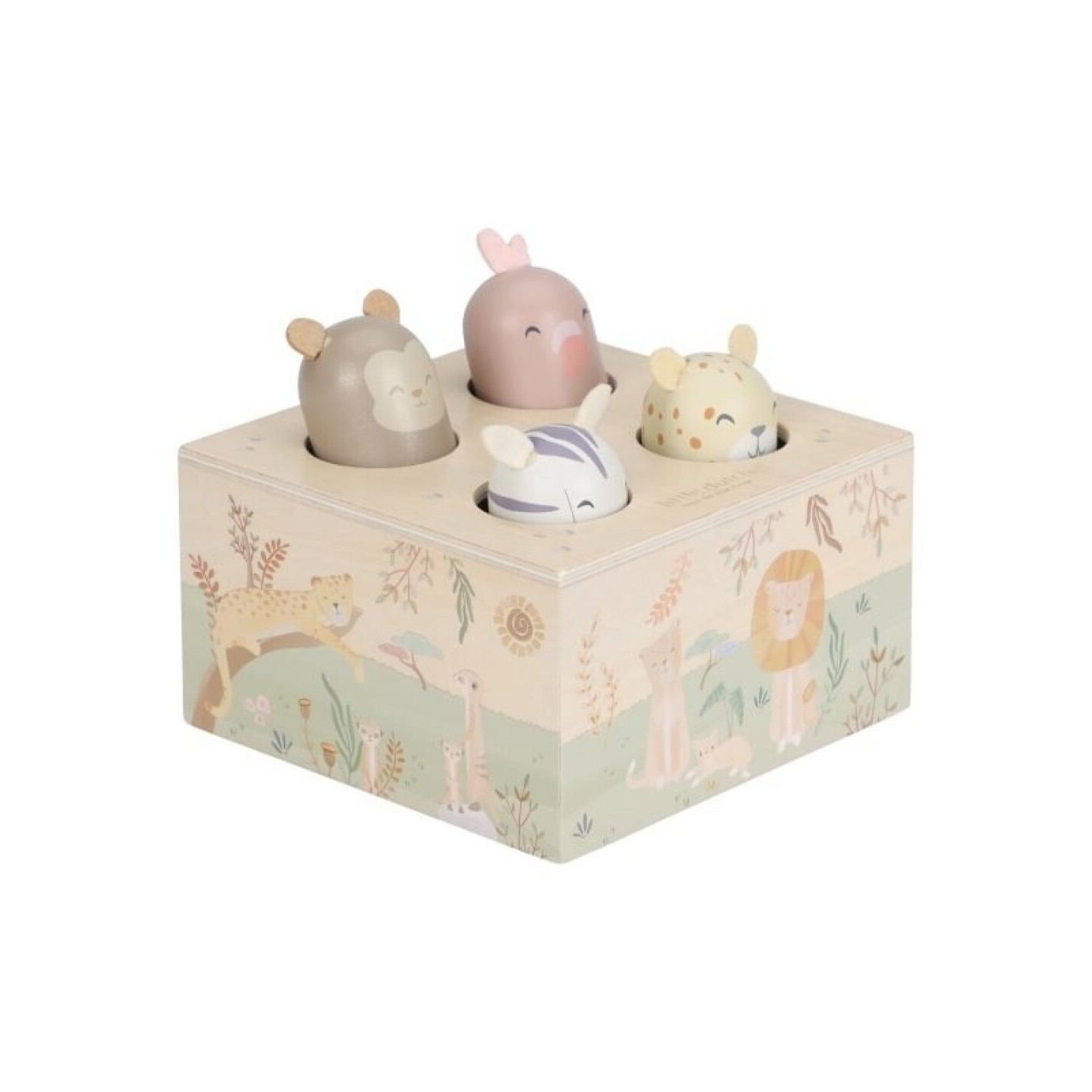 Juego Pop-Up de Madera Safari Friends