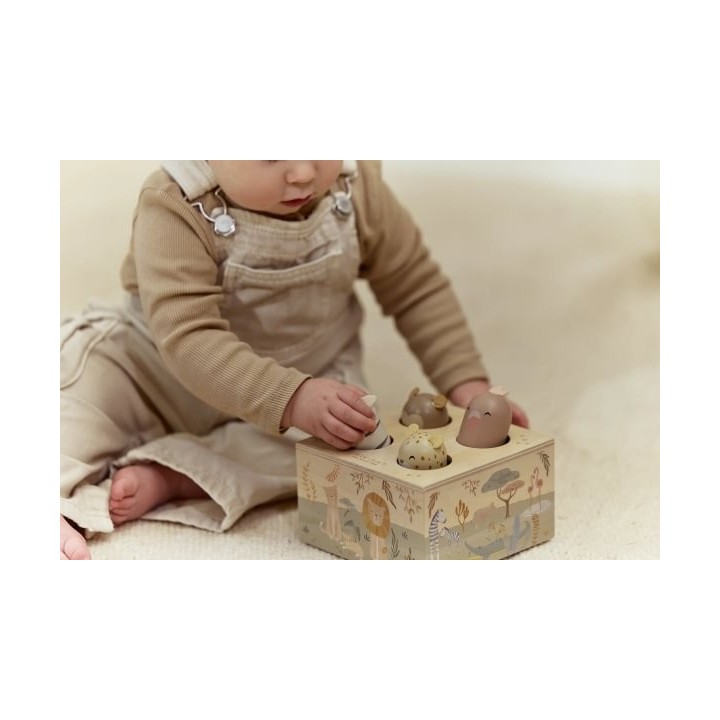 Juego Pop-Up de Madera Safari Friends