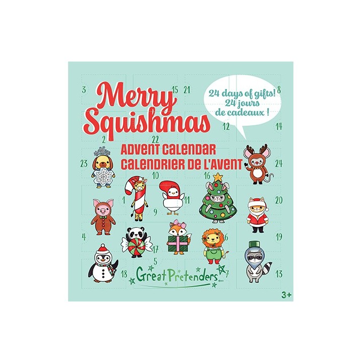 Calendario Adviento Navidad Squishy 24 Piezas