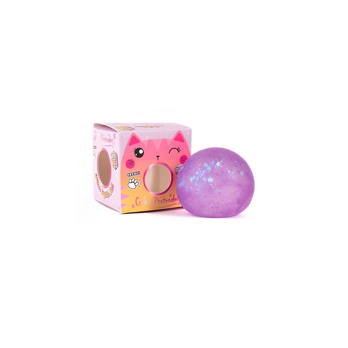 Pelota Sensorial Squishy con Purpurina Glitterally Amazing