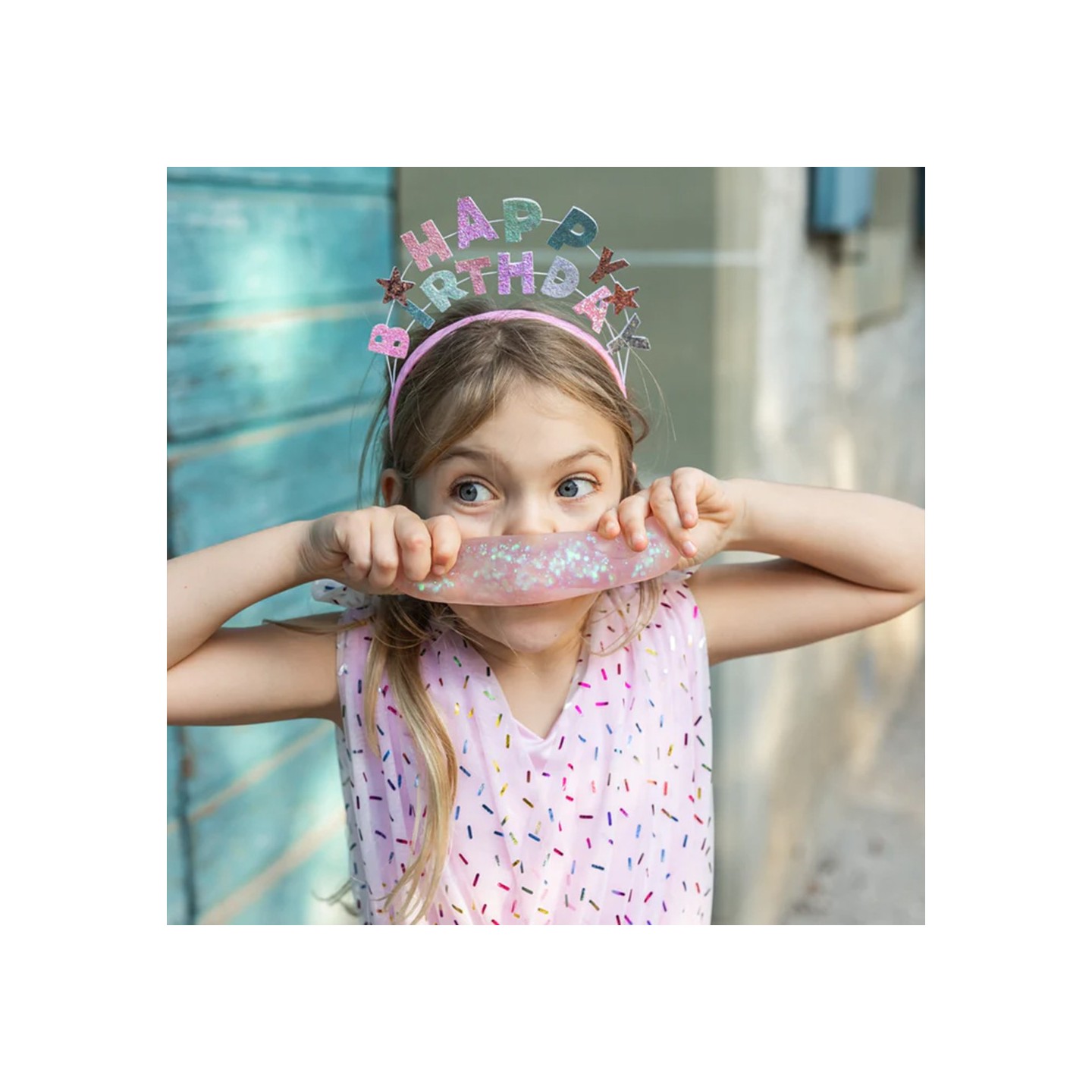 Pelota Sensorial Squishy con Purpurina Glitterally Amazing