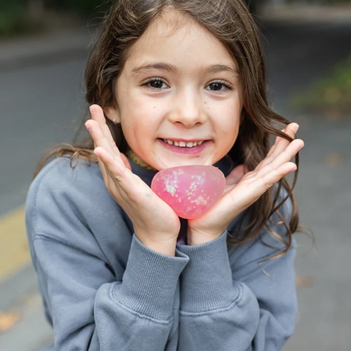 Pelota Sensorial Squishy con Purpurina Glitterally Amazing