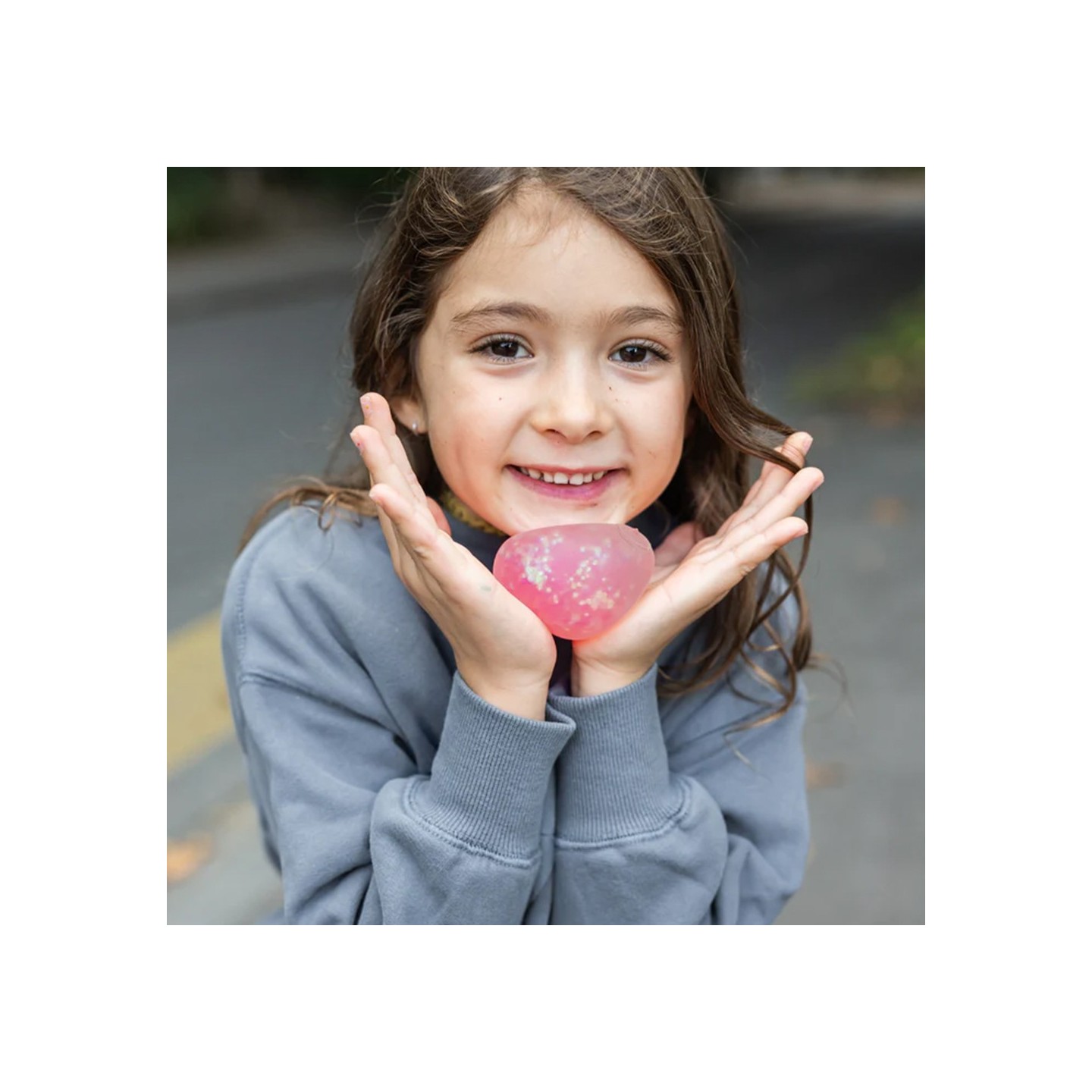 Pelota Sensorial Squishy con Purpurina Glitterally Amazing