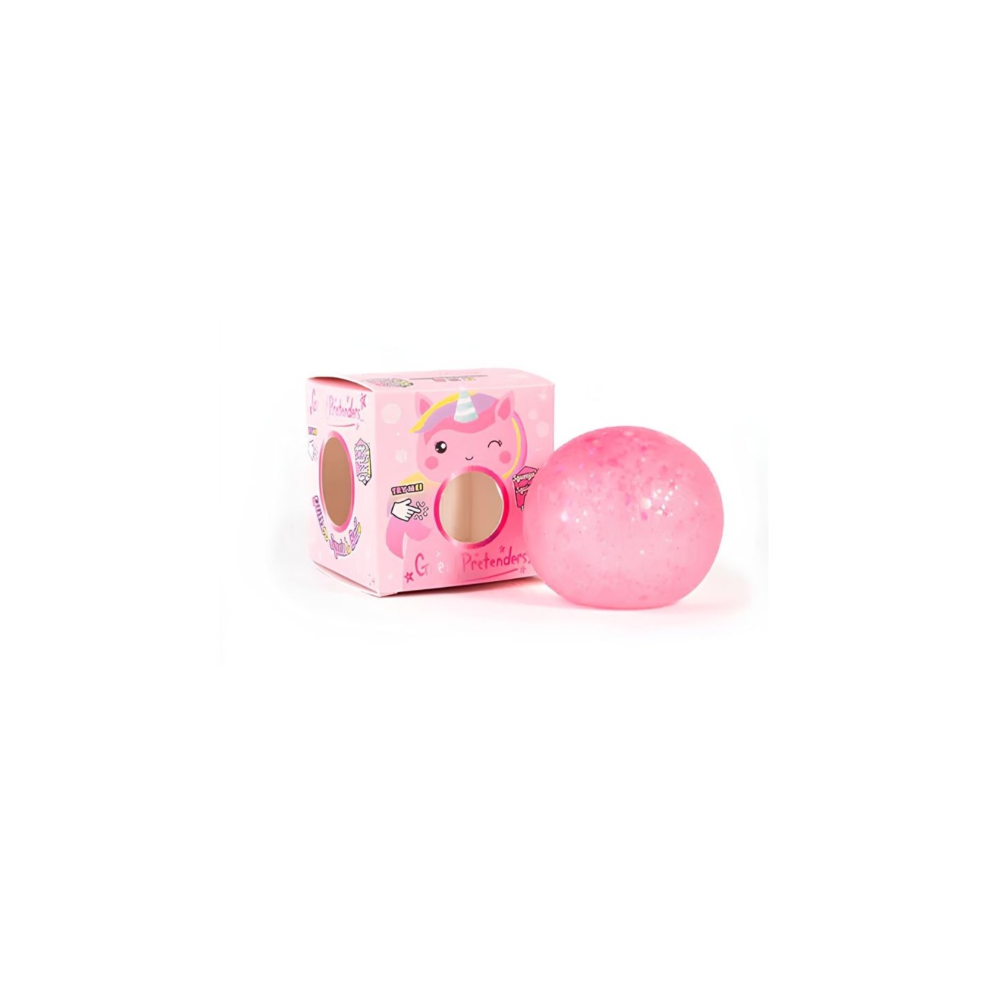 Pelota Sensorial Squishy con Purpurina Glitterally Amazing