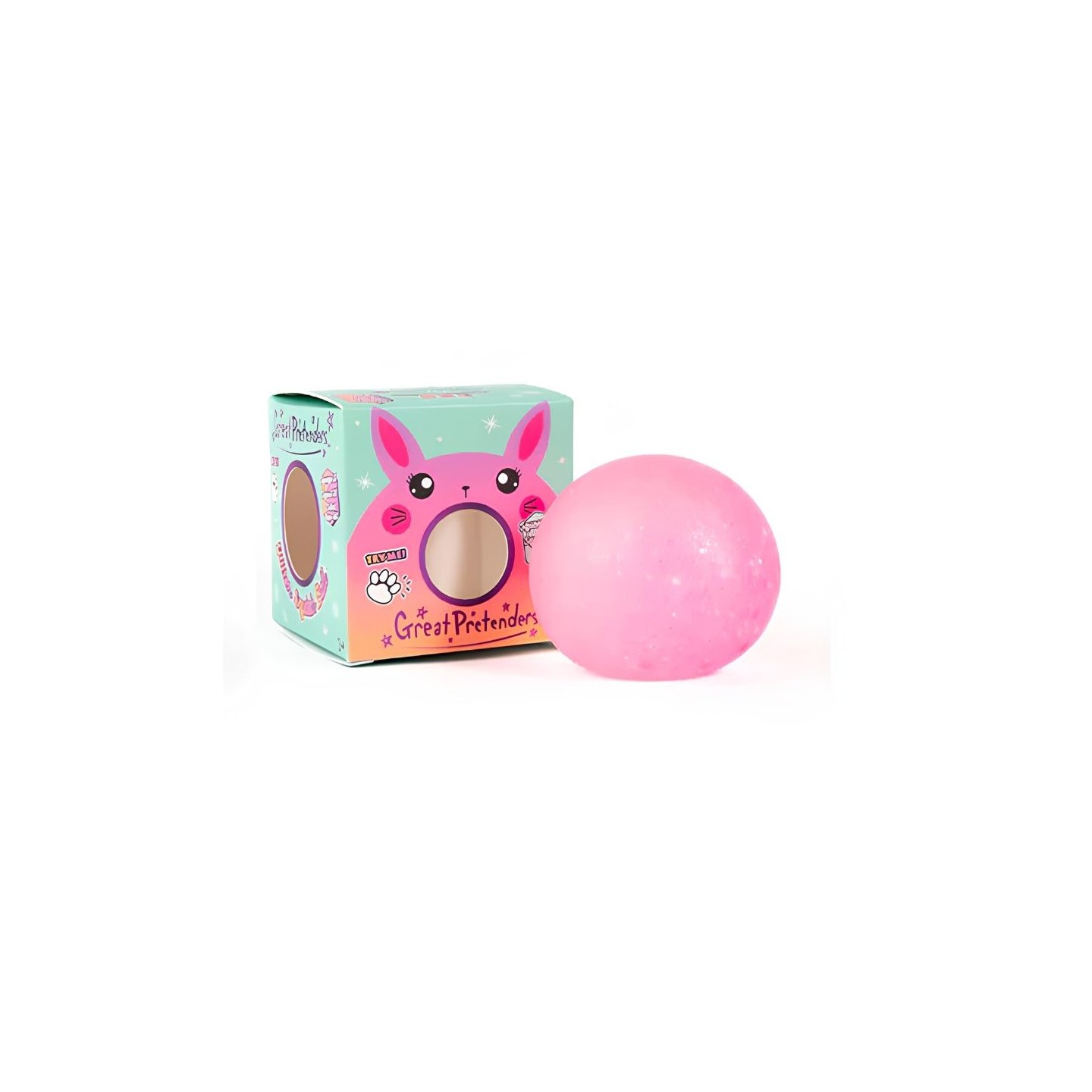 Pelota Sensorial Squishy con Purpurina Glitterally Amazing