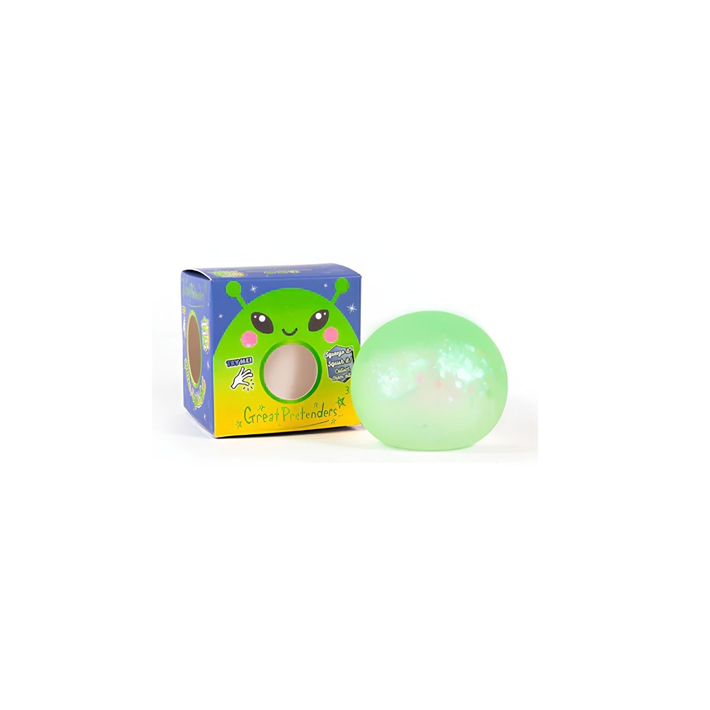 Pelota Sensorial Squishy con Purpurina Glitterally Amazing