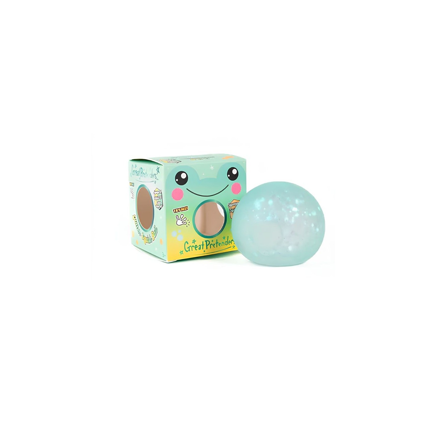 Pelota Sensorial Squishy con Purpurina Glitterally Amazing