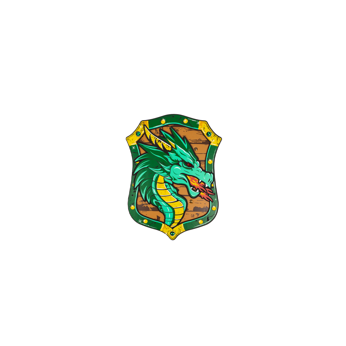 Escudo Dragón Verde