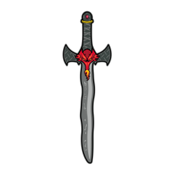 Espada Dragón Curva