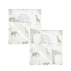 Pack 2 Gasitas Bambú Tanzania 60x60