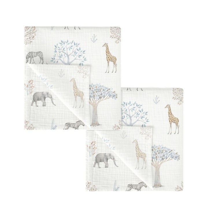 Pack 2 Gasitas Bambú Tanzania 60x60