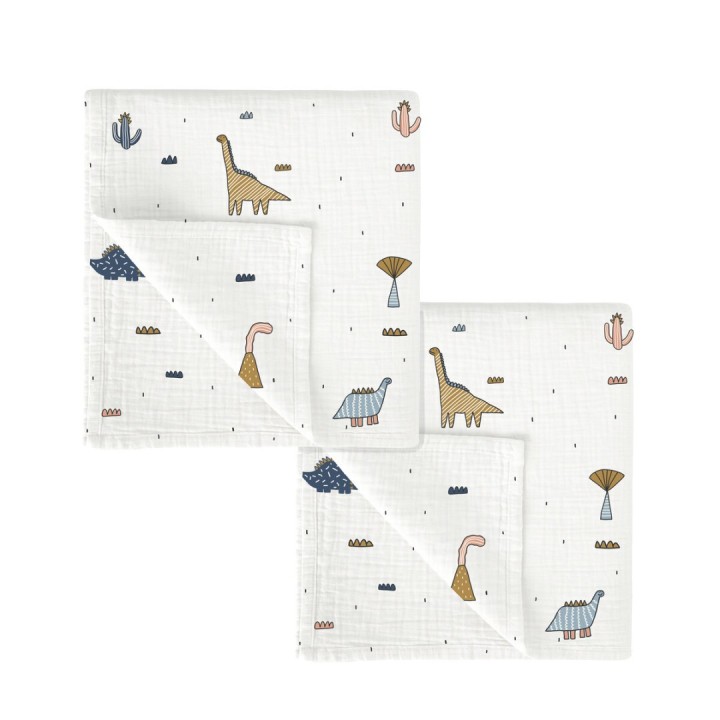 Pack 2 Gasitas Bambú Dinosaurius 60x60