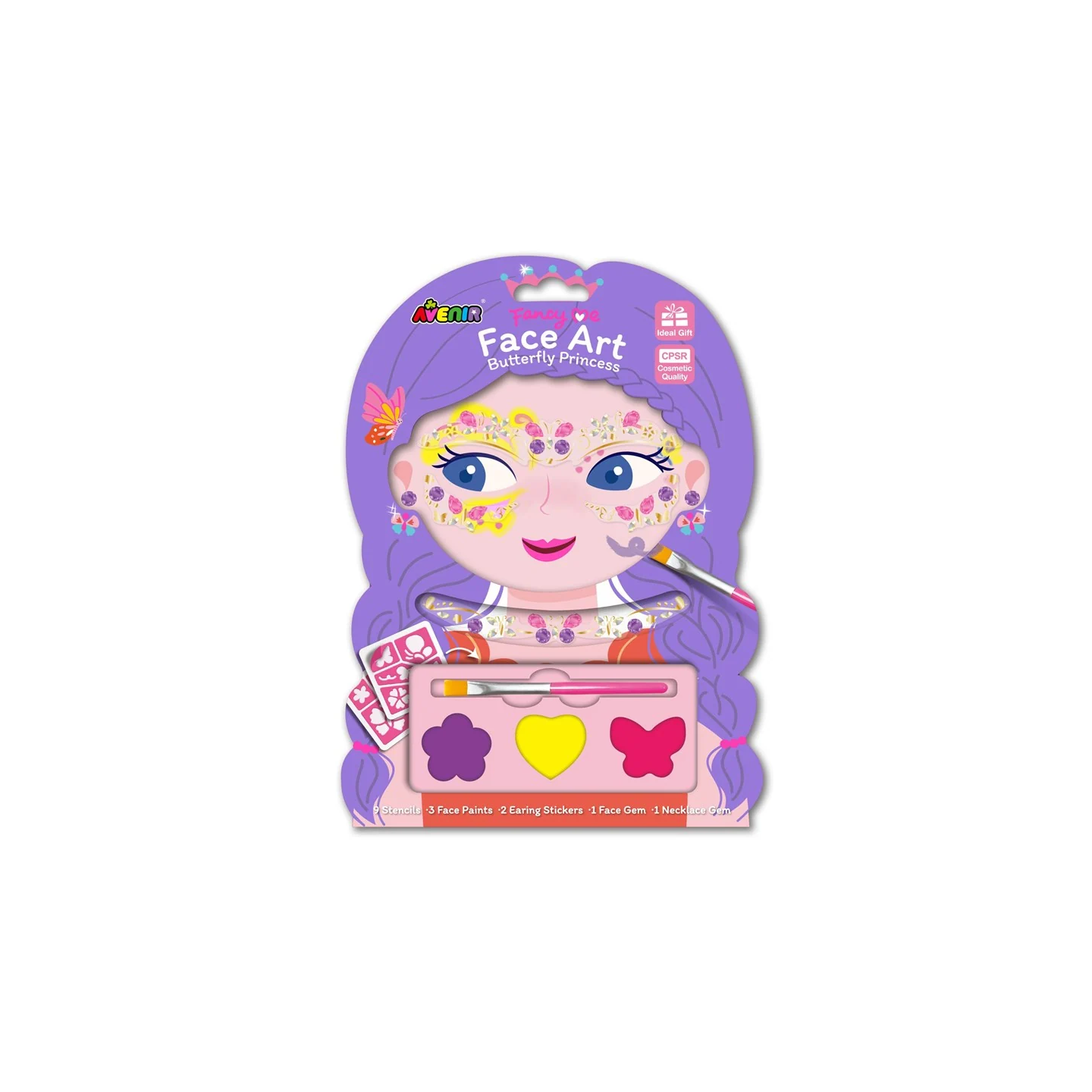 Fancy Me Arte Facial Princesa Mariposa