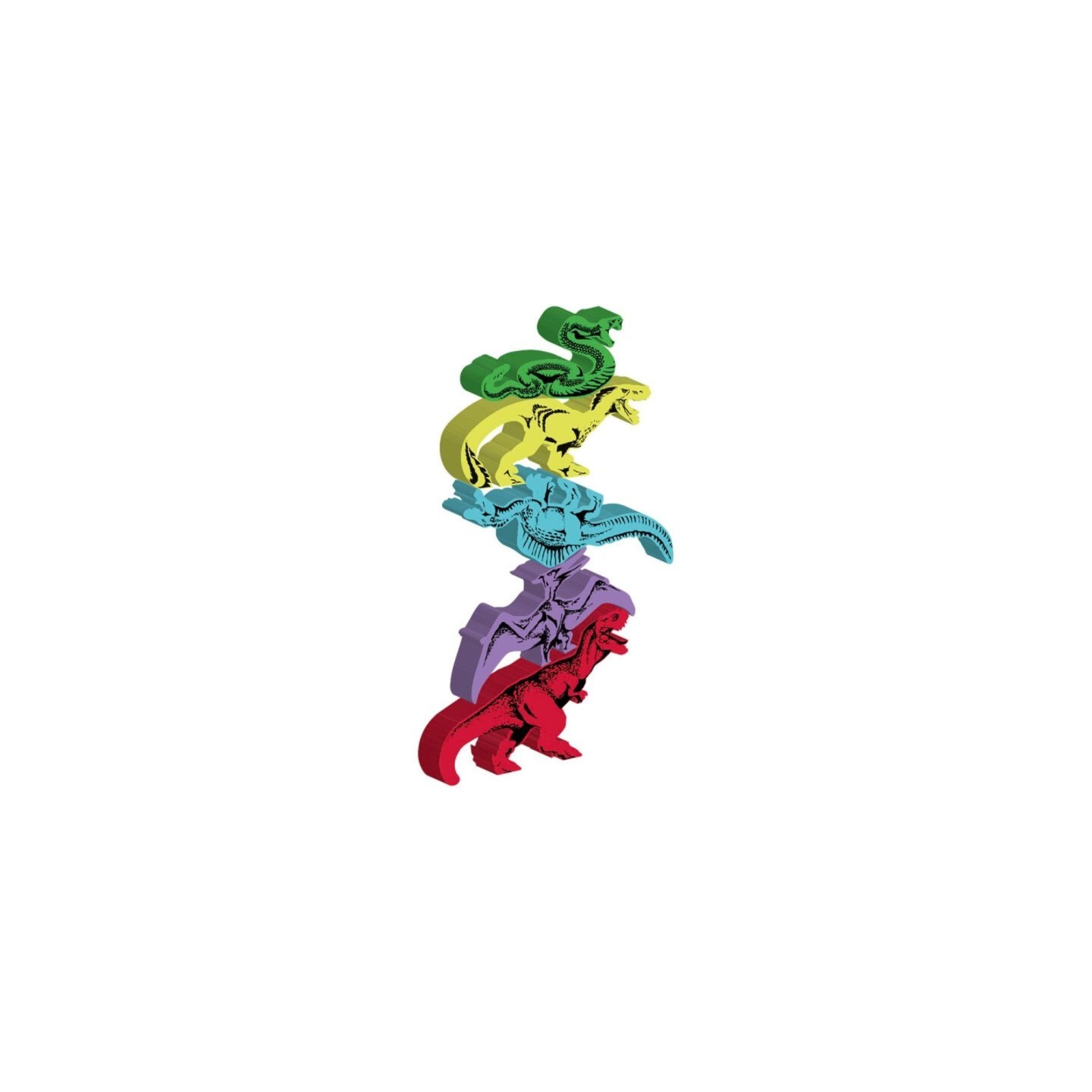 Stacking Challenge Dinosaurios