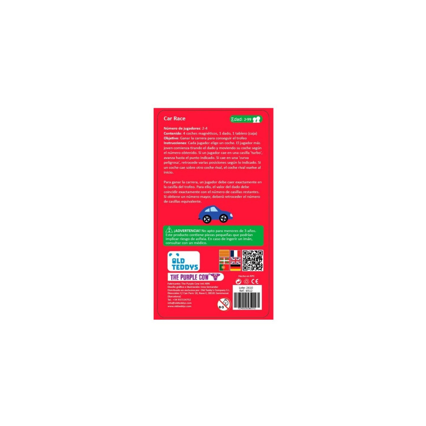 TO GO - Juego Carreras de Coches Magnético de Viaje