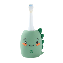 Cepillo de Dientes Eléctrico Infantil Sónico Recargable - Dino