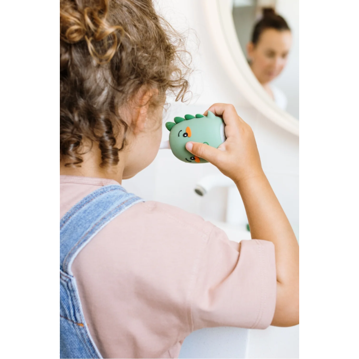 Cepillo de Dientes Eléctrico Infantil Sónico Recargable - Dino