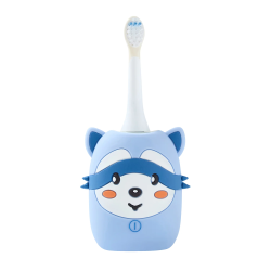 Cepillo de Dientes Eléctrico Infantil Sónico Recargable - Mapache