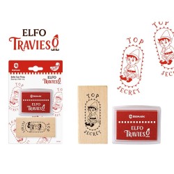Sello con tinta Elfo Explorador