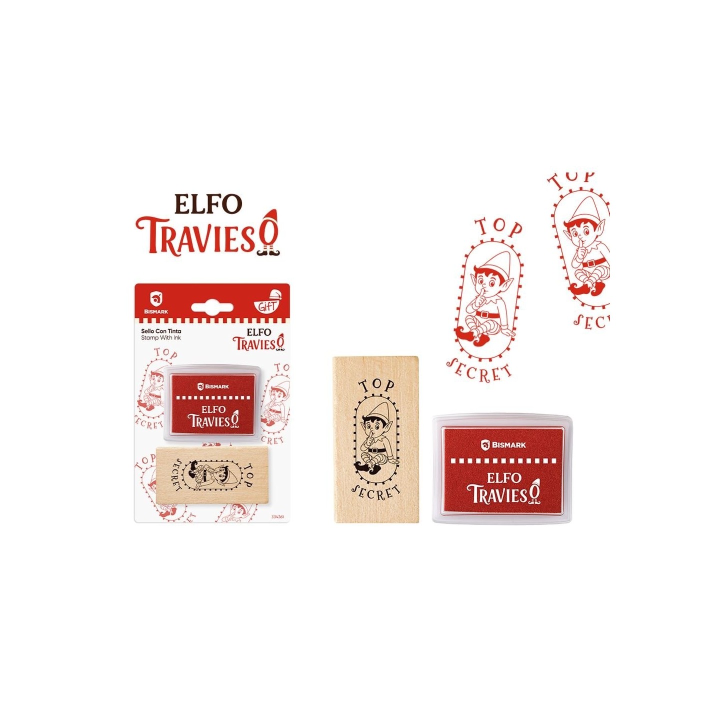 Sello con tinta Elfo Explorador