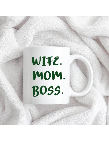 Taza Cerámica Wife Mom Boss