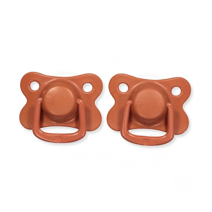 Chupetes Filibabba Moments Pack 2 Rust +6 Meses