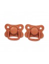 Chupetes Filibabba Moments Pack 2 Rust +6 Meses