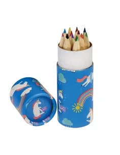 12 Lapices Colores Unicornios