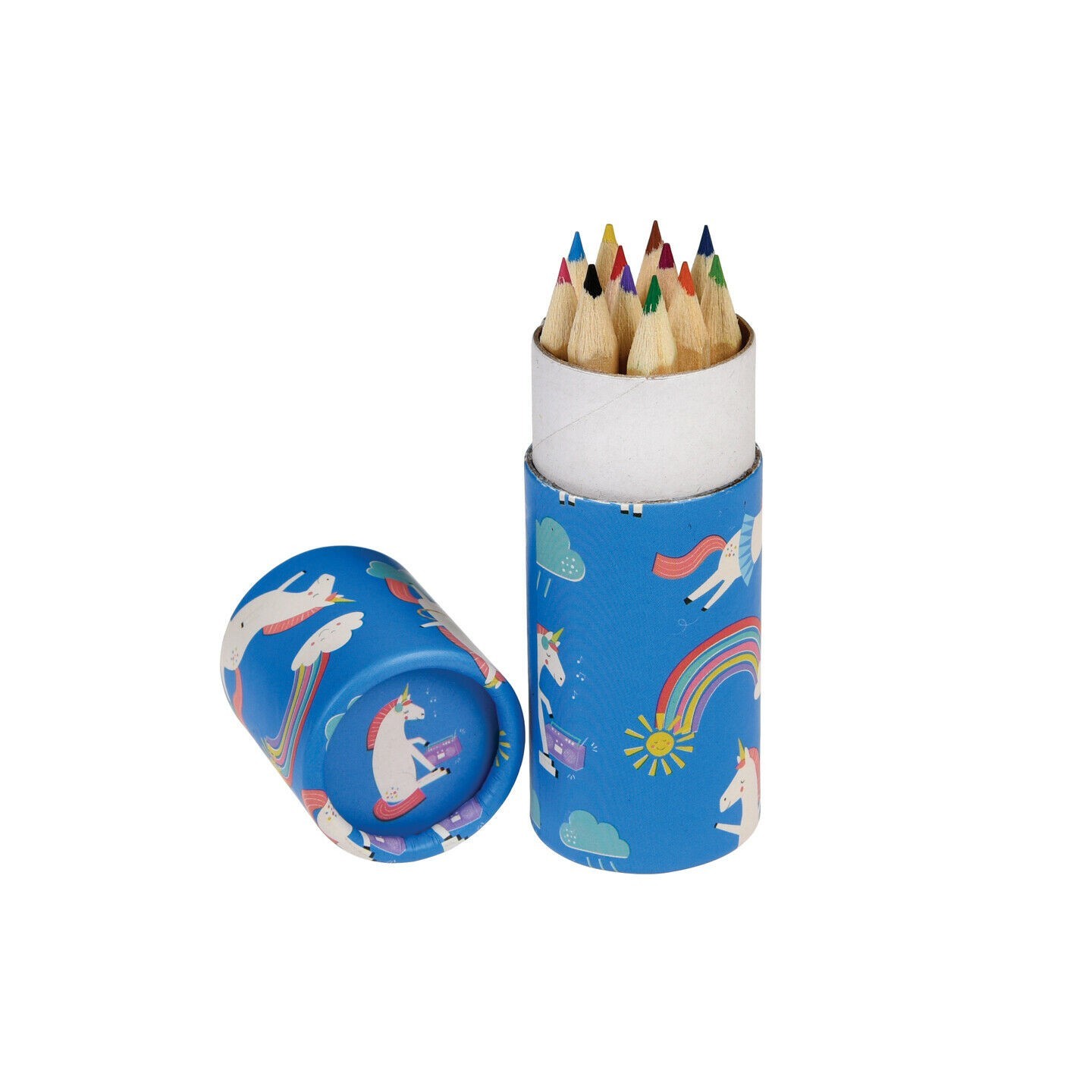 12 Lapices Colores Unicornios