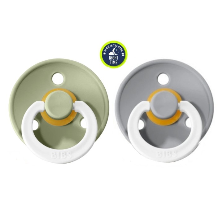 Chupetes BIBS Colour Pack 2 Nocturna Sage/Cloud