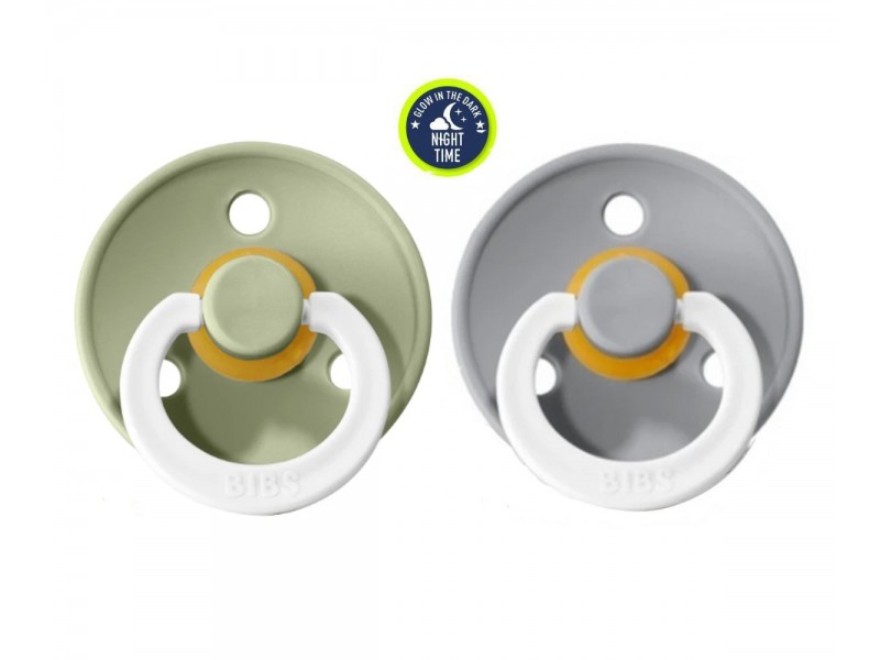 Chupetes BIBS Colour Pack 2 Nocturna Sage/Cloud