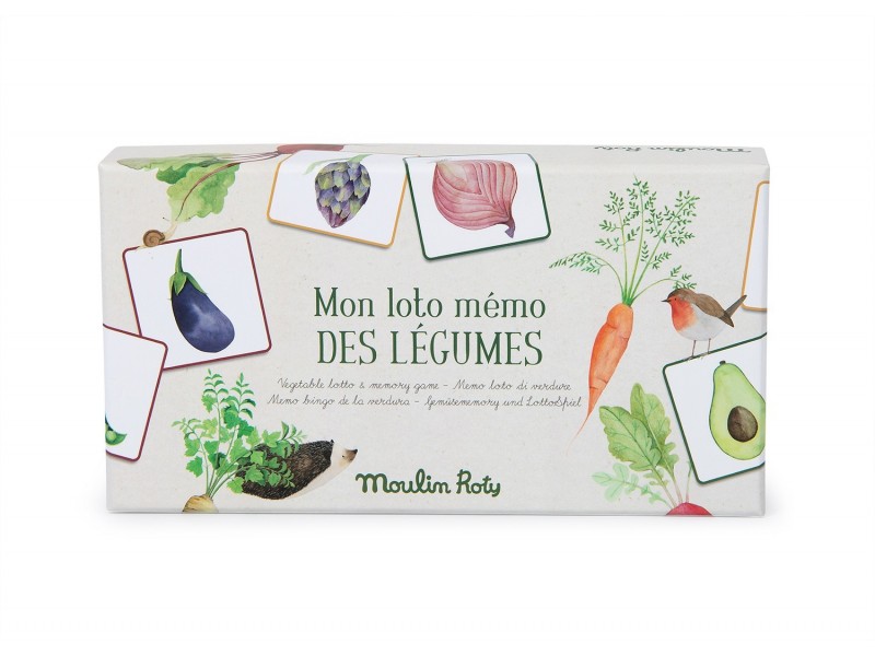 Loto - Memo de las Hortalizas El Jardín