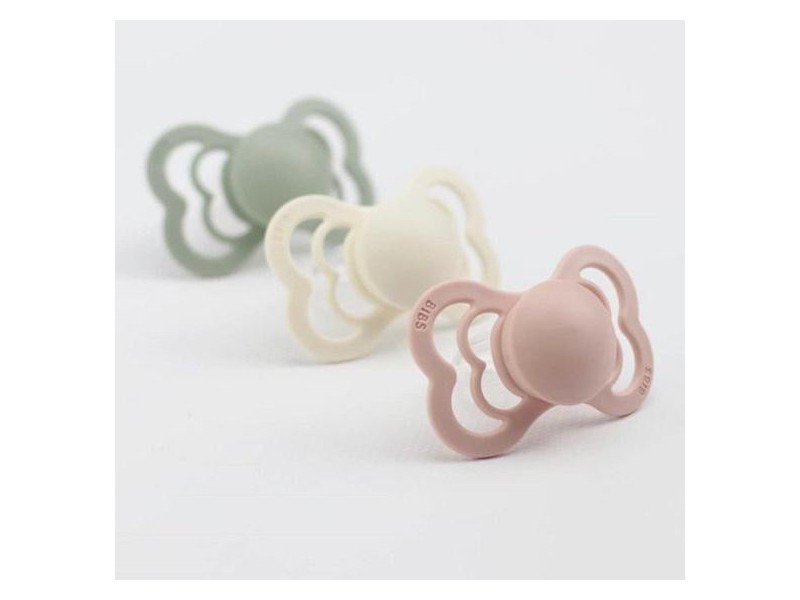 Chupetes BIBS Supreme Pack 2 Ivory/Sage Silicona