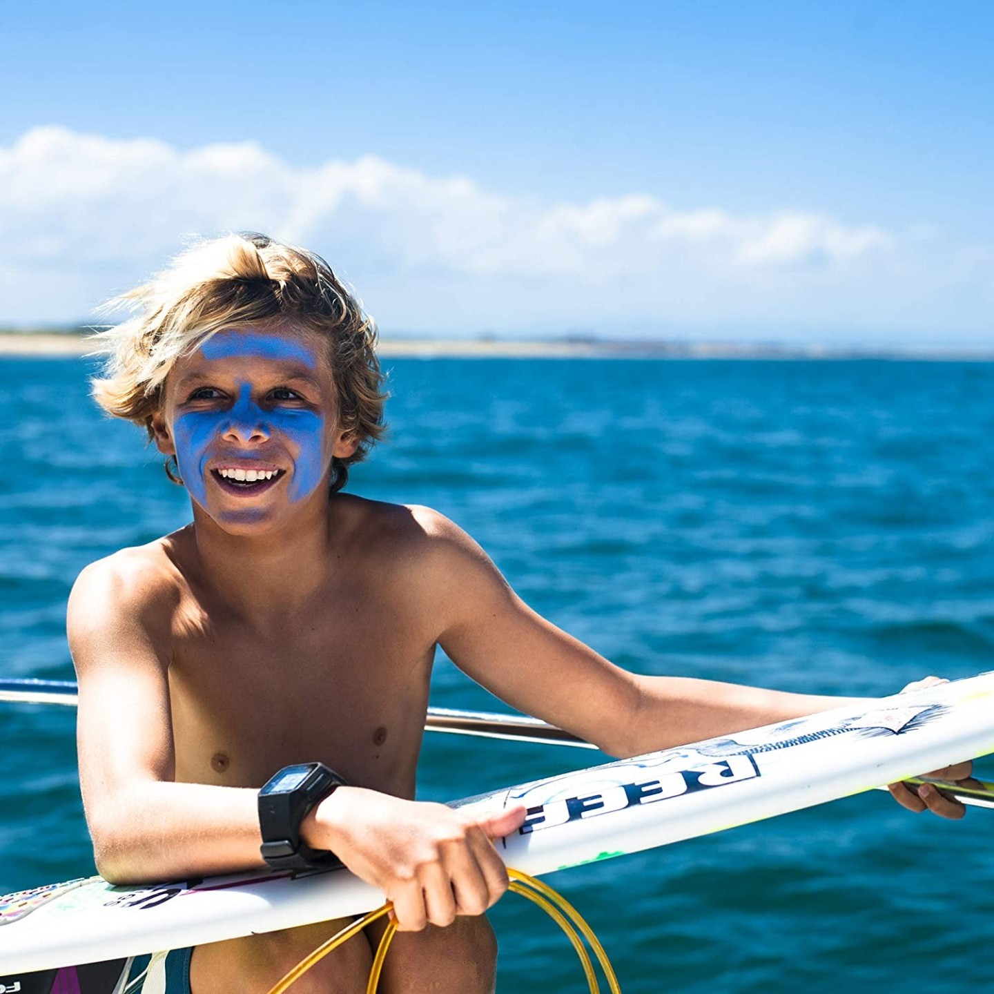 EQ Protector Solar Facial en Stick SPF50+ Azul