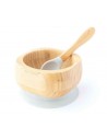 Bol Bambu + Cuchara Gris Eco