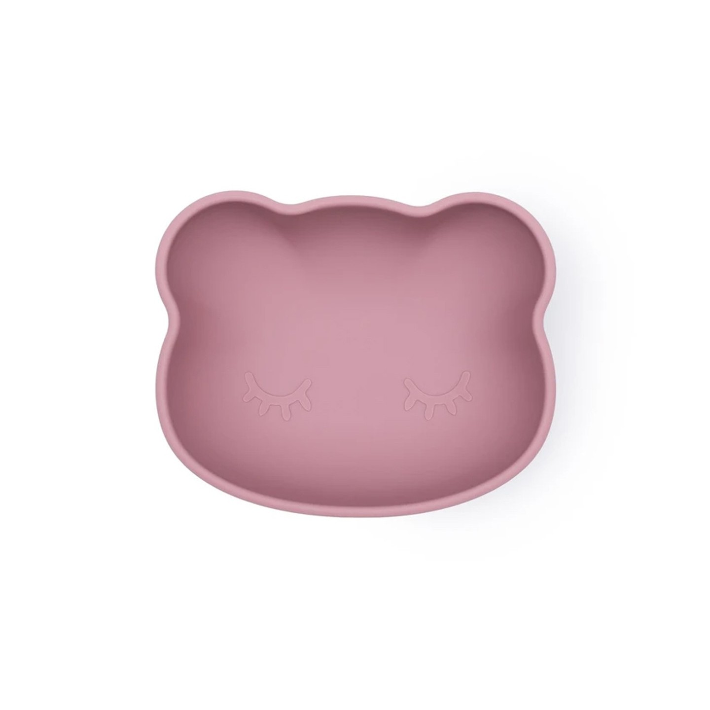Bol con Ventosa y Tapa Oso Rosa Empolvado
