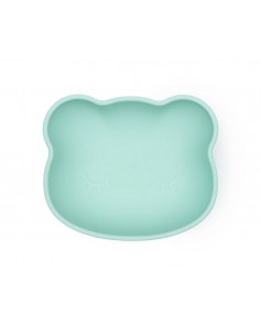 Bol con Ventosa y Tapa Oso Menta