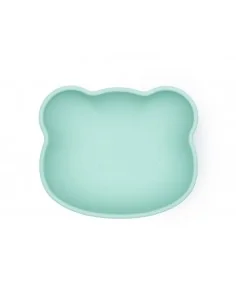 Bol con Ventosa y Tapa Oso Menta