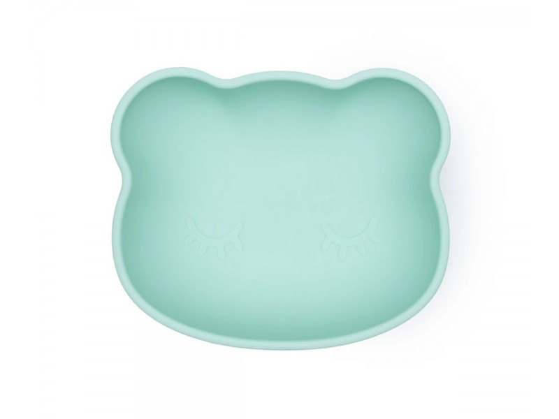 Bol con Ventosa y Tapa Oso Menta