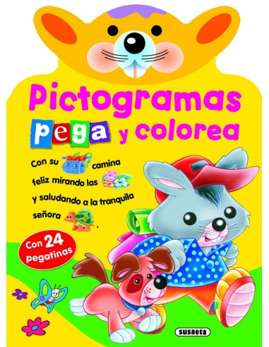 Pega, Pinta y Colorea Pictogramas