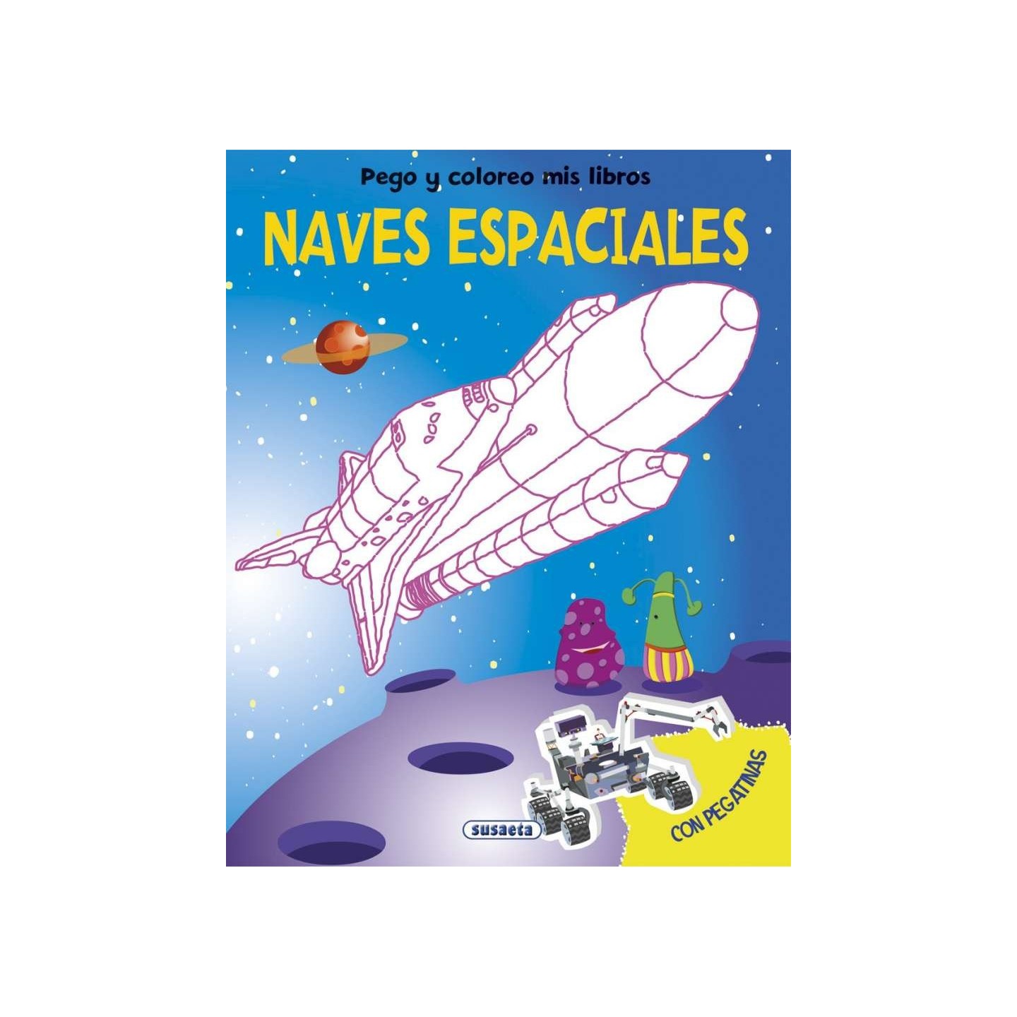 Pego y Coloreo mis libros - Naves Espaciales